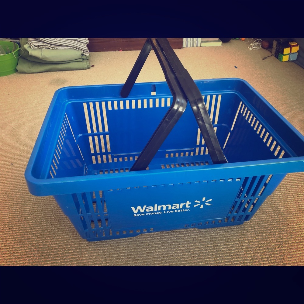 Walmart carrying basket